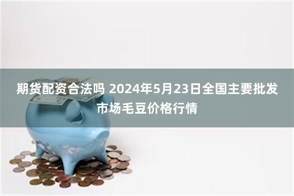 期货配资合法吗 2024年5月23日全国主要批发市场毛豆价格行情