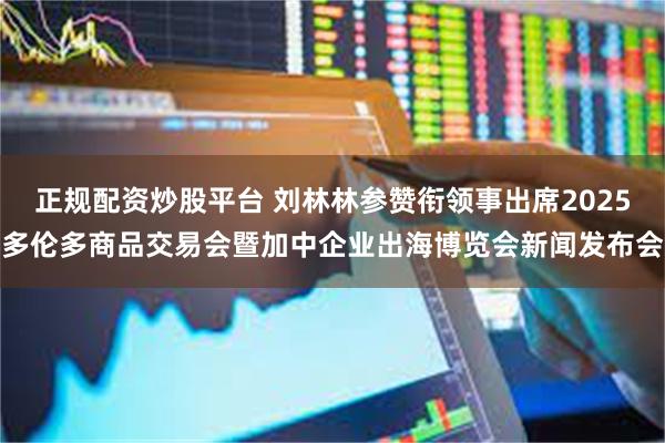 正规配资炒股平台 刘林林参赞衔领事出席2025多伦多商品交易会暨加中企业出海博览会新闻发布会