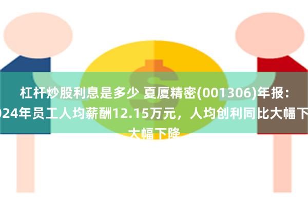 杠杆炒股利息是多少 夏厦精密(001306)年报：2024年员工人均薪酬12.15万元，人均创利同比大幅下降